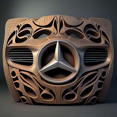 3D model Mercedes Benz Vision SLA (STL)